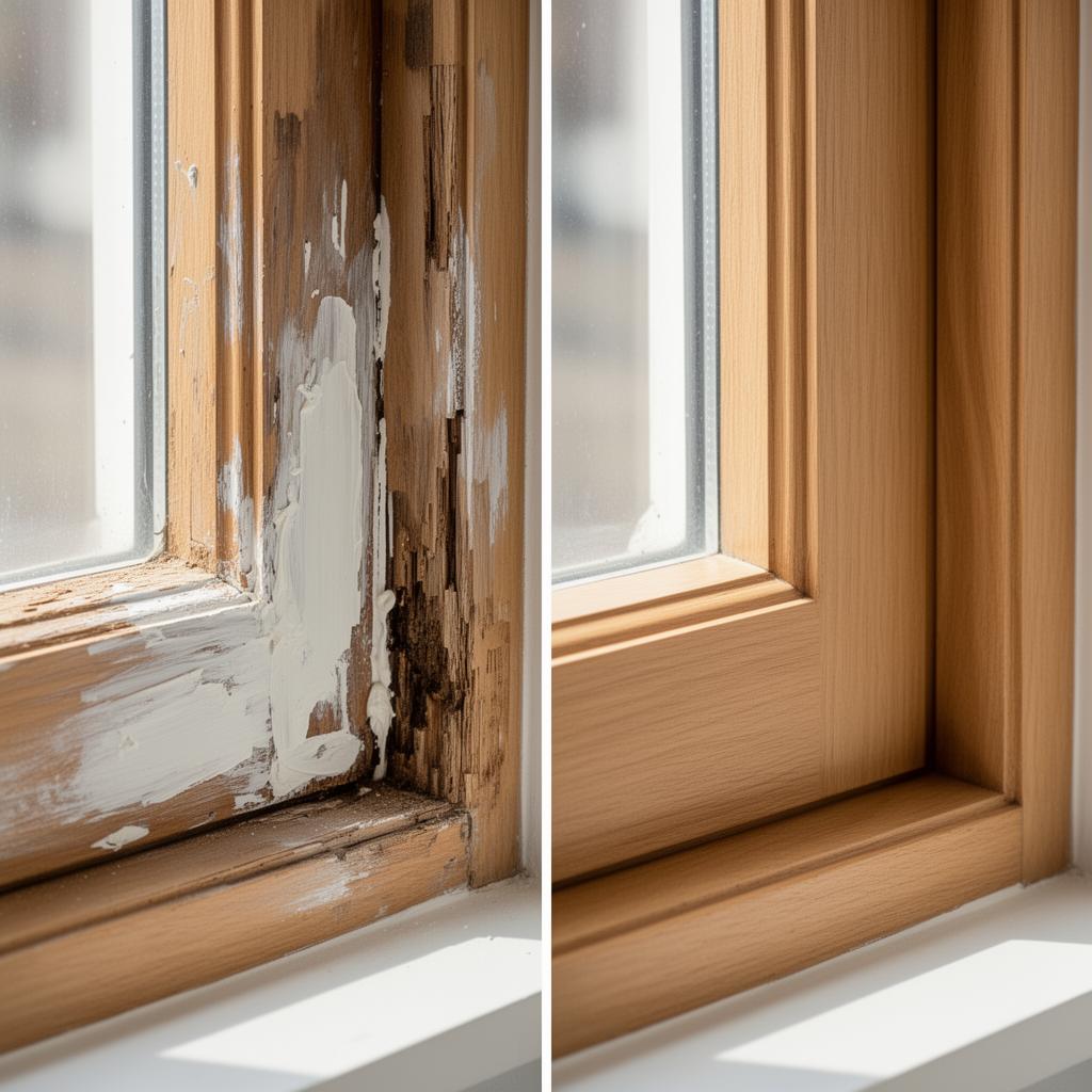 Houtrot herstel in Vught — vakkundig herstelde houten kozijnen
